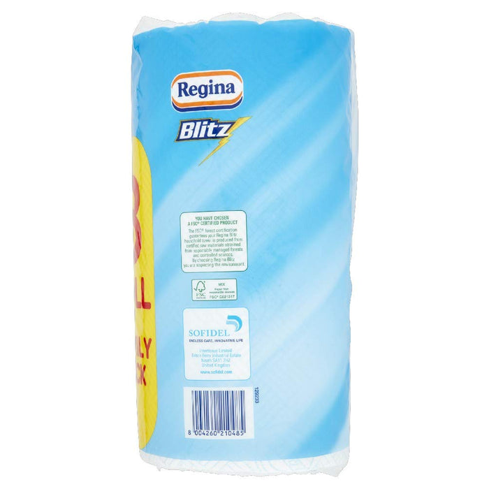 Regina Blitz Kitchen Roll 3 Ply 3 Rolls of 70 Sheets