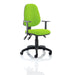 Dynamic Independent Seat & Back Task Operator Chair Height Adjustable Arms Eclipse Plus III Myrrh Green Seat High Back