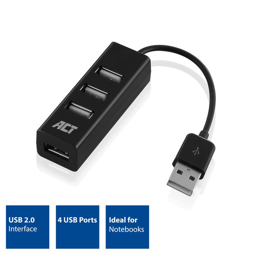 ACT Usb Hub Ac6205 4 USB-A