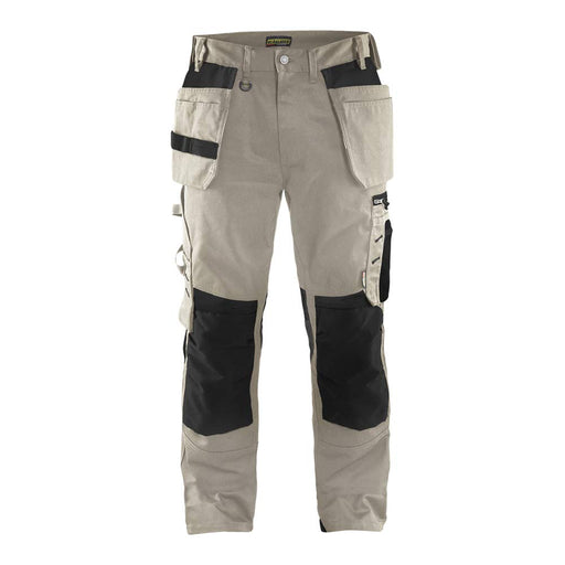 BLÅKLÄDER Trousers 15551860 Cotton, PL (Polyester) Black, Grey Size 38L