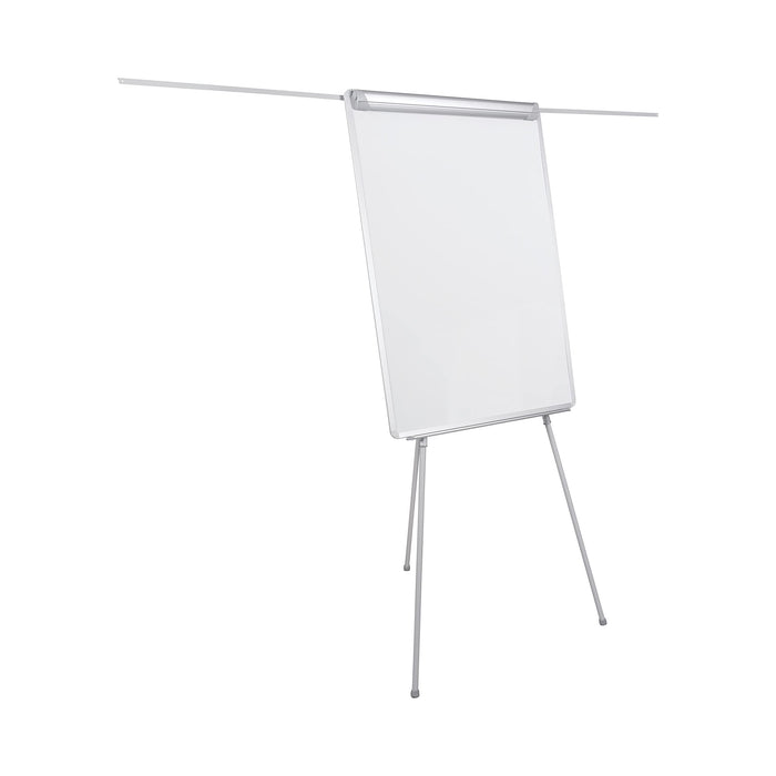 Bi-Office Easy Flipchart Easel Freestanding Steel 70 (W) x 185 (H) cm Grey