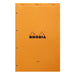 Rhodia Legal Pad 119660C A4 Ruled Stapled Top Bound Cardboard Hardback Yellow Perforated 80 Pages