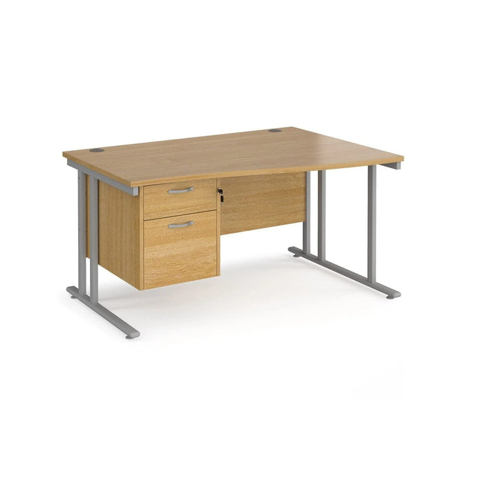 Dams International Wave Desk MC14WRP2SO 1,400 x 725 x 800 - 990 mm