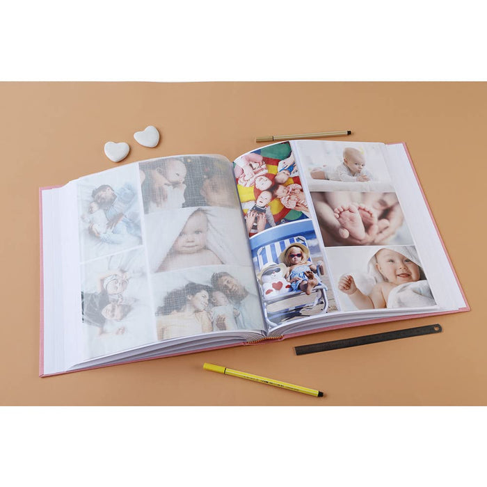 Exacompta Teddy Photo Album Hardback Paper 30.3 x 32.8 x 4.7 cm Pink