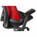 Rapport Mesh Back Executive Office Chair with Fabric Seat Red/Black - 6964RED