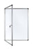 Bi-Office Enclore Indoor Lockable Notice Board Magnetic 6 x A4 Wall Mounted Lacquered Steel 72 (W) x 67.4 (H) cm White