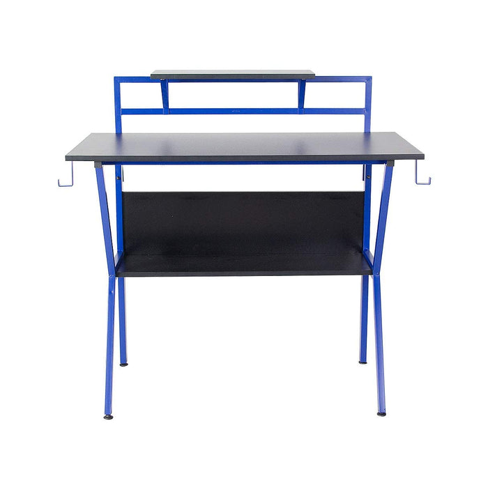 NEO Non Height Adjustable Desk Rectangular 2T-GDESK-BLUE Steel Red