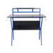 NEO Non Height Adjustable Desk Rectangular 2T-GDESK-BLUE Steel Red