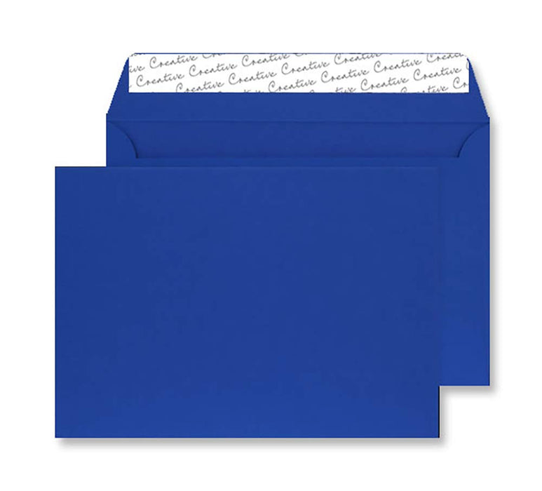 Creative Senses Coloured Envelope C4 324 (W) x 229 (H) mm Adhesive Strip Blue 140 gsm Pack of 125