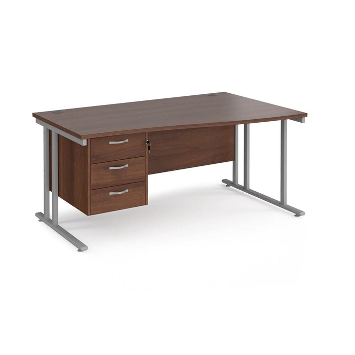 Dams International Wave Desk MC16WRP3SW 1,600 x 725 x 800 - 990 mm