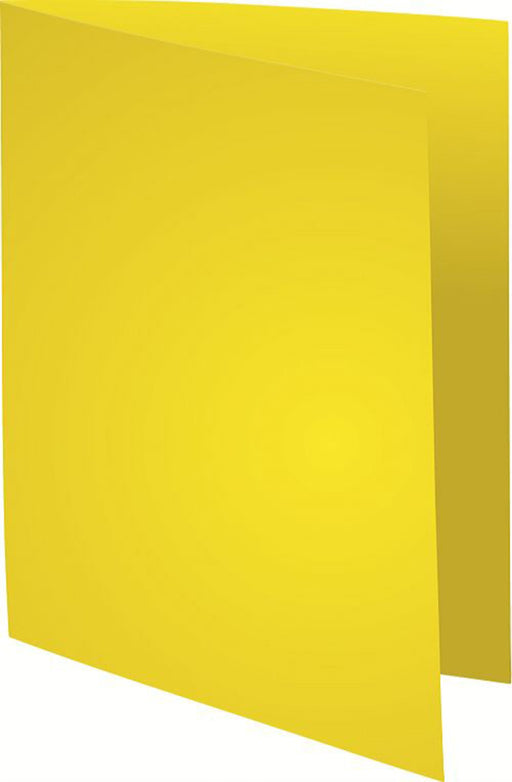 Exacompta Rock''s Square Cut Folder A4 Yellow Cardboard 210 gsm Pack of 100