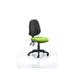 Dynamic Permanent Contact Backrest Task Operator Chair Without Arms Eclipse Plus Myrrh Green Seat Without Headrest High Back