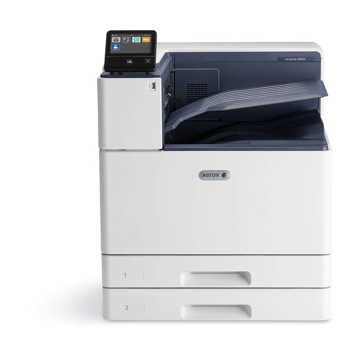 Xerox VersaLink C8000V/DT - Printer - colour - Duplex - laser - A3 - 1200 x 2400 dpi - up to 45 ppm (mono) / up to 45 ppm (colour) - capacity: 1140 sheets - Gigabit LAN, USB host, NFC, USB 3.0