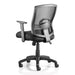 Dynamic Basic Tilt Task Operator Chair Height Adjustable Arms Portland Black Back, Stevia Blue Seat Without Headrest Medium Back