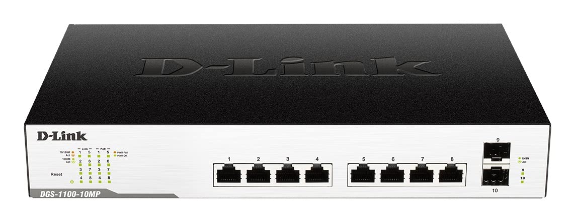 10-Port PoE+Gigabit Smart Managed Switc