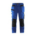 BLÅKLÄDER Trousers 15551860 Cotton, PL (Polyester) Black, Cornflower Blue Size 49S