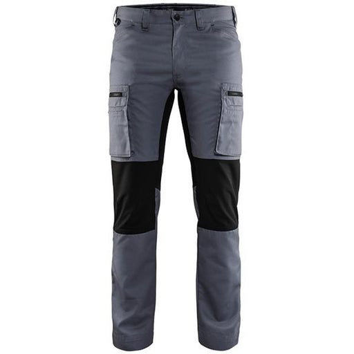 BLÅKLÄDER Trousers 14591845 Cotton, PL (Polyester) Stone, Black Size 33R