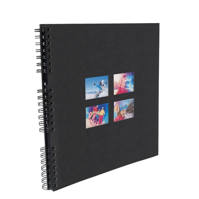 Exacompta Milano Photo Album Spiral Hardback Paper 33 x 35 x 3.3 cm Black