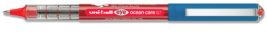 Uni-ball eye ocean care Rollerball Pen Black, Blue, Red UB-150 Pack of 3