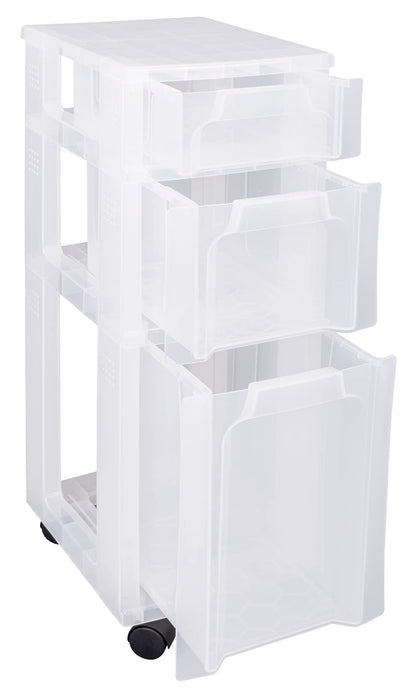 Really Useful Storage Box Slimline 21L Transparent Polypropylene 620 x 240 x 300mm