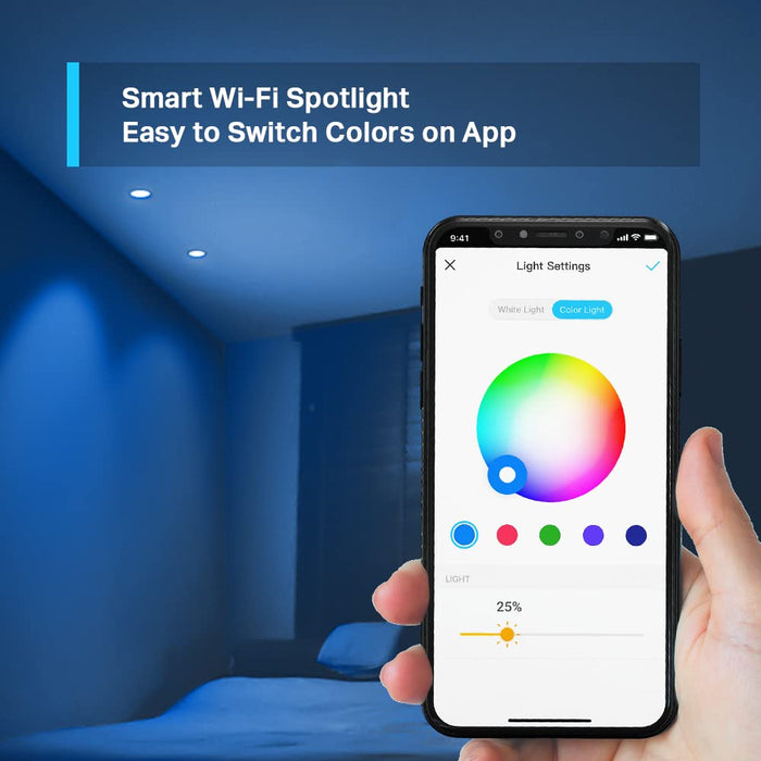 TP-Link Tapo Smart Wi-Fi Spotlight Smart Bulbs Multicolour 4 Pack