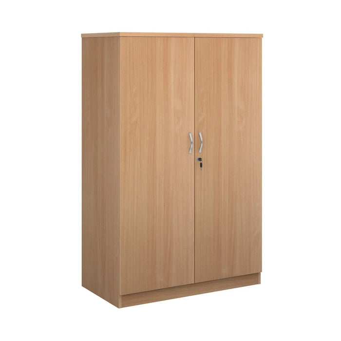 Largo Regular Door Cupboard Lockable with 3 Shelves Melamine Deluxe 1020 x 550 x 1600mm Beech