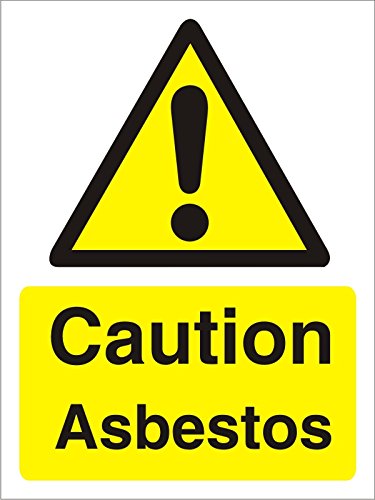 Warning Sign Asbestos Vinyl 30 x 20 cm