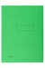 Exacompta 2 Flap Folder 445013E A4 Bright Green Cardboard 24 x 32 cm Pack of 50