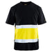 BLÅKLÄDER T-shirt 33871030 Cotton Black, Yellow Size 4XL