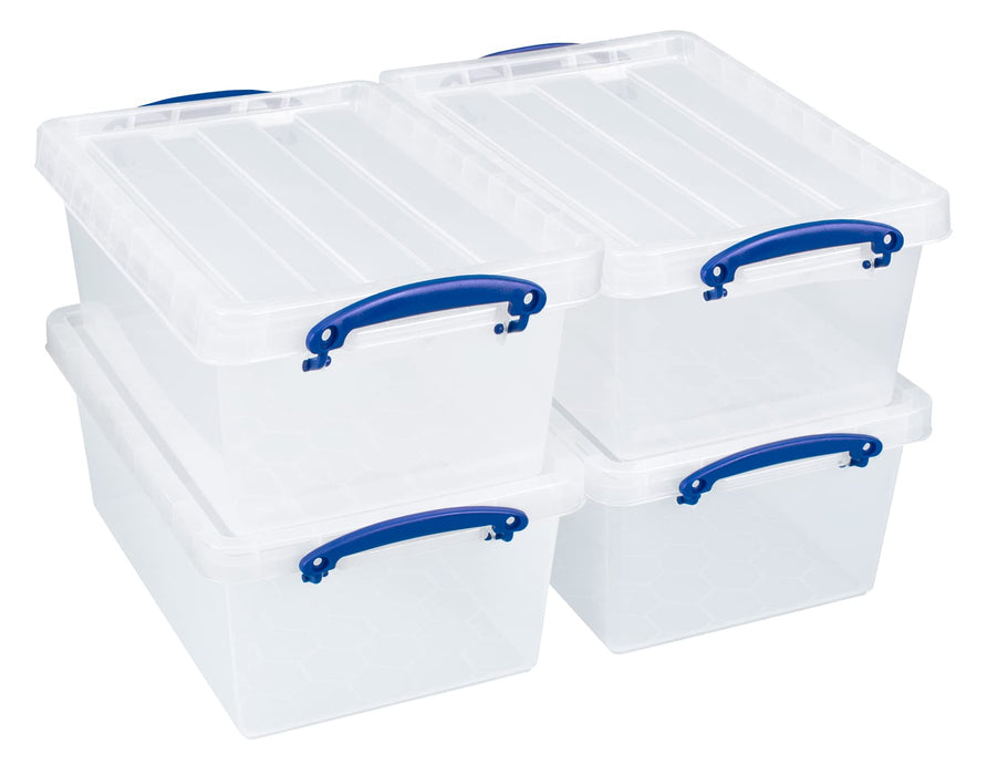 Really Useful Box Storage Box 10.2C-PK5CB 10.2 L Transparent PP (Polypropylene) 26 x 40.5 x 16 cm Pack of 5