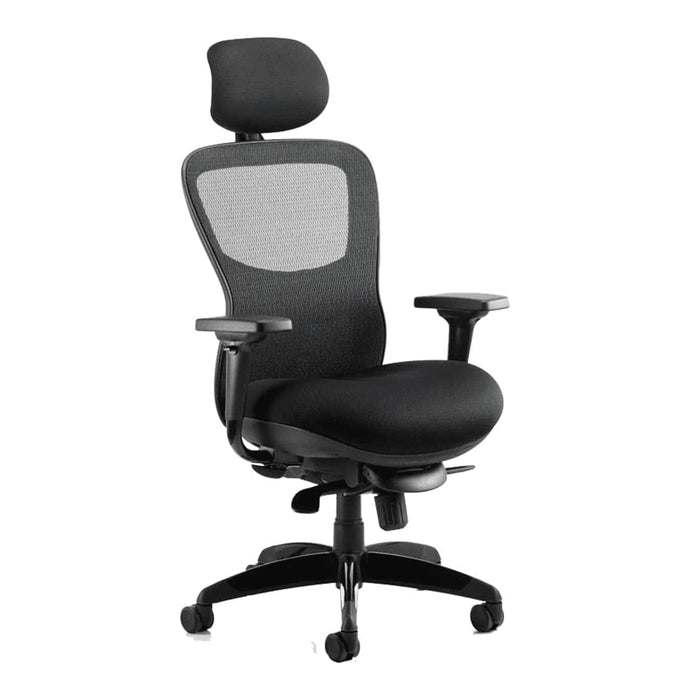 Dynamic Synchro Tilt Posture Chair Multi-Arms Stealth Shadow With Headrest High Back