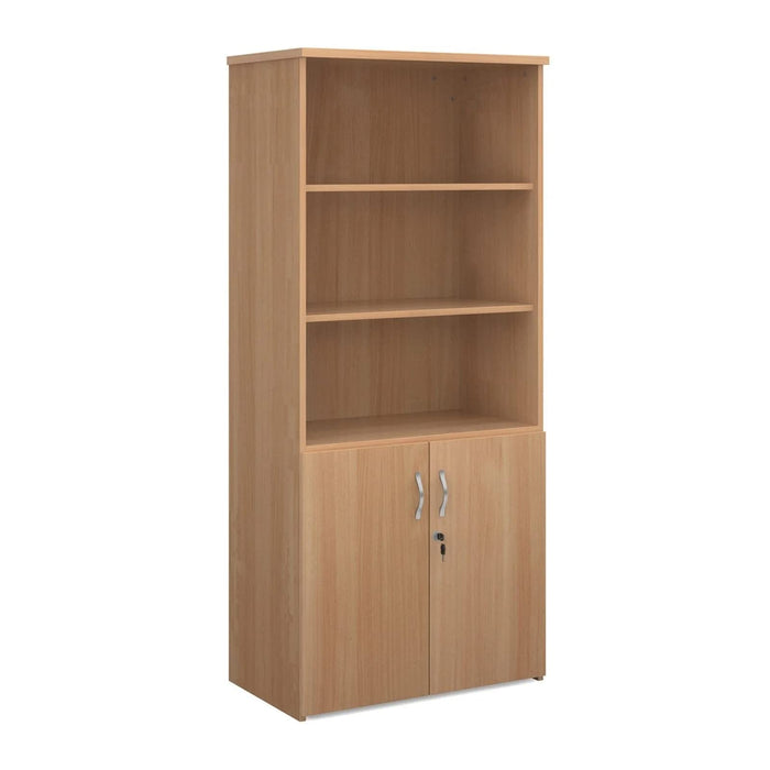 Dams International Combination Unit Lockable with 4 Shelves Melamine Universal 800 x 470 x 1790mm Beech