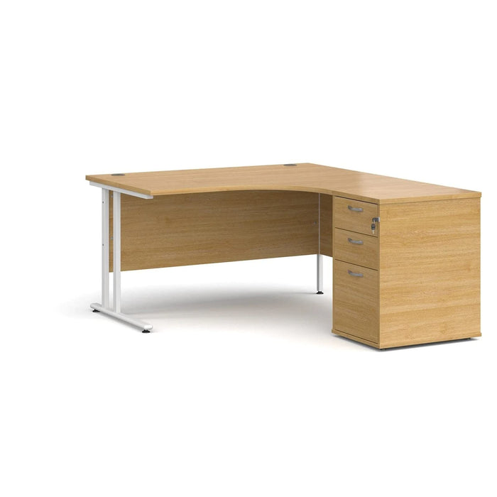 Dams International Desk with Pedestal EBWH14RO 1,400 x 1,626 x 725 mm