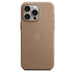 Apple - Back cover for mobile phone - MagSafe compatibility - FineWoven - taupe - for iPhone 15 Pro Max