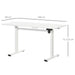 Vinsetto Sit Stand Desk White 1,400 x 600 x 720 - 1,220 mm