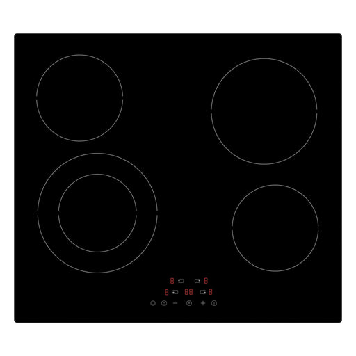 Statesman CHZ460T Ceramic Hob 9 Stage Power Settings Scott Glass Black