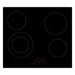 Statesman CHZ460T Ceramic Hob 9 Stage Power Settings Scott Glass Black