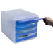 Exacompta Drawer Unit Plastic Royal Blue