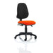 Dynamic Independent Seat & Back Task Operator Chair Without Arms Eclipse Plus III Black Back, Tabasco Red Seat High Back