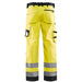 BLÅKLÄDER Trousers 15661811 Cotton, PL (Polyester) Yellow, Black Size 30R