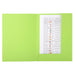 Exacompta 2 Flap Folder 445013E A4 Bright Green Cardboard 24 x 32 cm Pack of 50