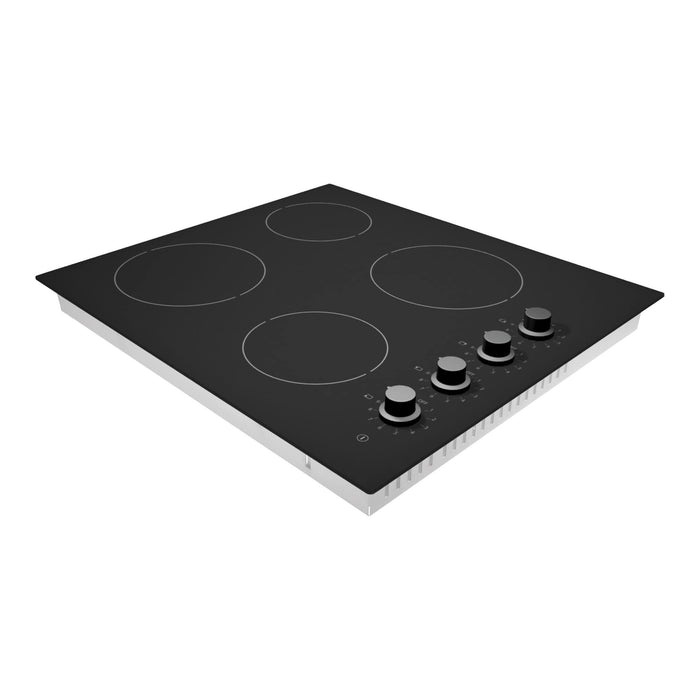 Statesman CHZ460D Ceramic Hob 9 Stage power settings Scott Glass Black