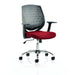 Dynamic Basic Tilt Task Operator Chair Fixed Arms Dura Black Back, Ginseng Chilli Seat Without Headrest Medium Back