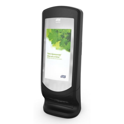 Tork Xpressnap® Stand Napkin Dispenser Black N4, Upright, Signature Range, 62.2 cm x 62.2 cm x 23.5 cm, 272211