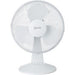 igenix Desk Fan MM30135 40 W 12 inch White 1 Speed Settings 34 x 22.5 x 47 cm