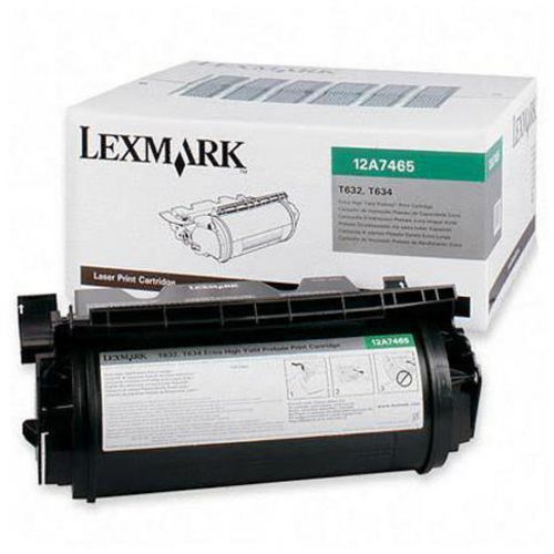 Lexmark 12A7465 Original Black Toner Cartridge