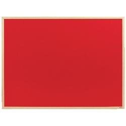 Viking Wall Mountable Notice Board 120 x 90 cm Red