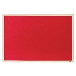 Viking Wall Mountable Notice Board 90 x 60 cm Red