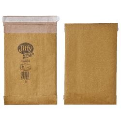 Jiffy Padded Envelopes PB1 90 gsm Brown Plain Peel and Seal 165 x 280 mm Pack of 100