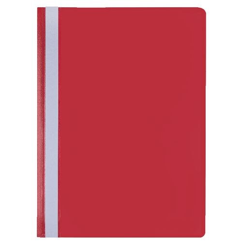 Exacompta Report File 449203B A4 Red Polypropylene Pack of 25